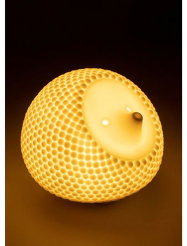 HEDGEHOG - Porcelain table lamp with USB charging by Lladró - view 3