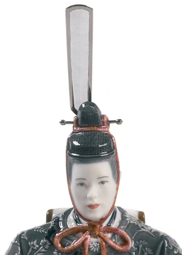 HINA DOLLS - EMPEROR - Porcelain decorative object by Lladró - view 3