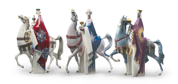KINGS MELCHIOR, GASPAR AND BALTHASAR - Christmas porcelain decorative object by Lladró - view 3