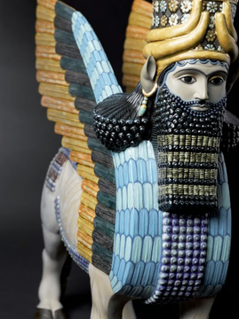 LAMASSU - Porcelain decorative object by Lladró - view 3