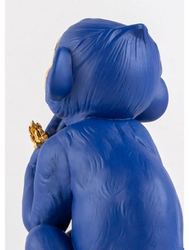 LITTLE MONKEY - Porcelain decorative object by Lladró - view 3