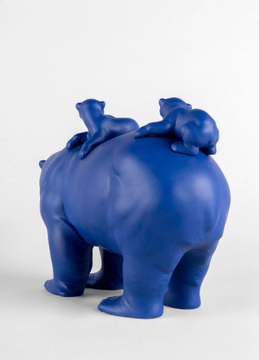 MUMMY BEAR AND BABIES - Porcelain decorative object by Lladró - view 3