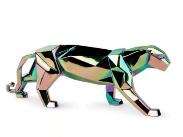 PANTHER IRIDISCENT - Porcelain decorative object by Lladró - view 2