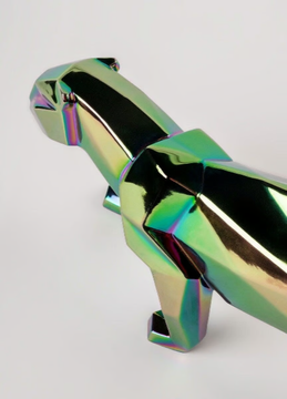 PANTHER IRIDISCENT - Porcelain decorative object by Lladró - view 3