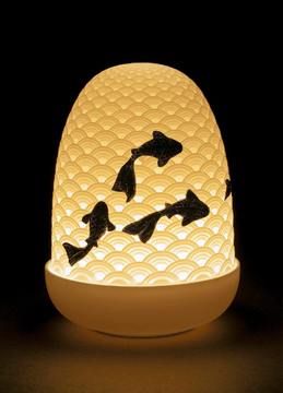 KOI DOME - LED rechargeable porcelain table lamp by Lladró - view 3