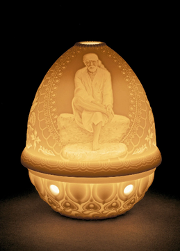 SAI BABA - Cordless porcelain table lamp by Lladró - view 3