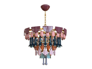 SEASONS 70cm - Porcelain chandelier by Lladró - view 2