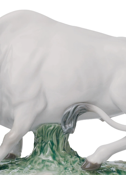 THE OX - Porcelain decorative object by Lladró - view 3