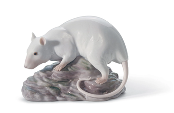 THE RAT - Porcelain decorative object by Lladró - view 3