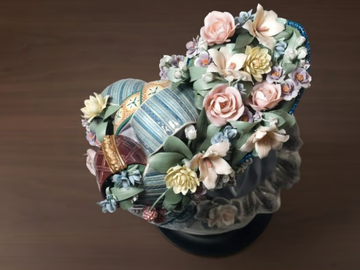 VENETIAN FANTASY WOMAN - Porcelain decorative object by Lladró - view 3