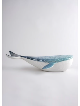 WHALE - LITTLE - Porcelain decorative object by Lladró - view 3