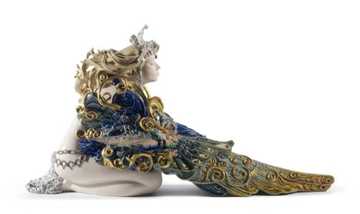 WINGED BEAUTY WOMAN - Porcelain decorative object by Lladró - view 3
