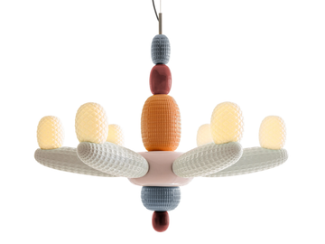 AFLOAT - LED porcelain pendant lamp by Lladró - view 2