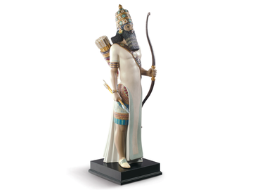 ASSYRIAN ARCHER - Porcelain decorative object by Lladró - view 2