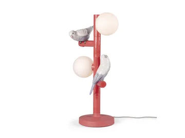 PARROT LIGHT - Porcelain table lamp by Lladró - view 2