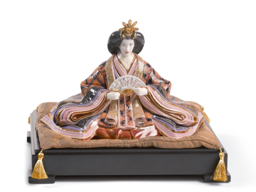 HINA DOLLS - EMPRESS - Porcelain decorative object by Lladró - view 2