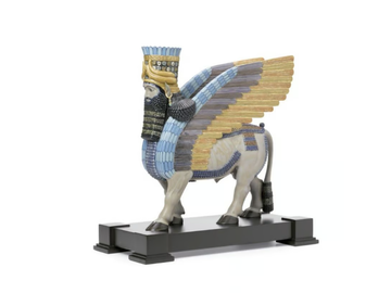 LAMASSU - Porcelain decorative object by Lladró - view 2