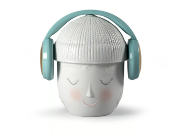LANE HEADPHONES - Porcelain storage box by Lladró - view 2