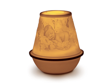 LITHOPHANES - Cordless porcelain table lamp by Lladró - view 2