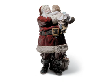 SANTA I'VE BEEN GOOD! - Porcelain decorative object by Lladró - view 2