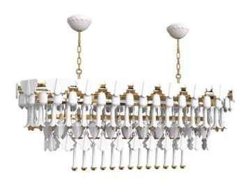 SEASONS 150cm - Porcelain chandelier by Lladró - view 3