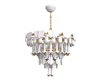 SEASONS 70cm - Porcelain chandelier by Lladró - view 3