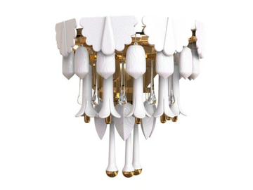 SEASONS - Porcelain wall lamp by Lladró - view 2