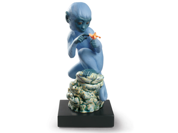 THE MONKEY - Porcelain decorative object by Lladró - view 2
