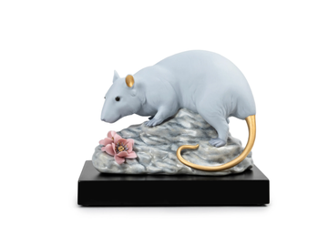THE RAT - Porcelain decorative object by Lladró - view 2