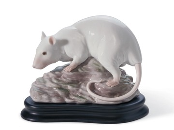 THE RAT - Porcelain decorative object by Lladró - view 2