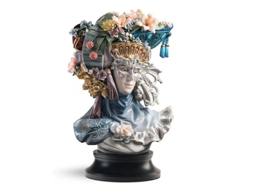 VENETIAN FANTASY WOMAN - Porcelain decorative object by Lladró - view 2