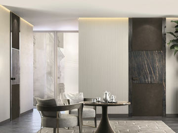BE MINE - Hinged leather door by Longhi - view 2