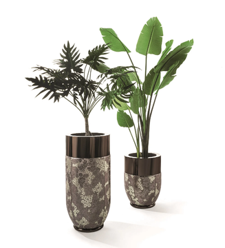 GODWIN CACHEPOT - Round plant pot by Longhi - view 3
