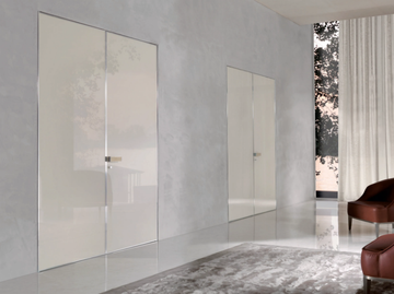 IANUS - Hinged tempered glass door by Longhi - view 2