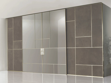 LAND - Tempered glass door by Longhi - view 2