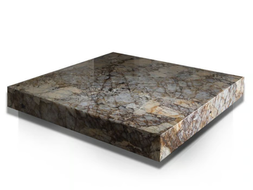 LIGHT - Marble coffee table by Longhi - view 2