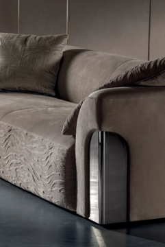 NIP - Modular fabric sofa by Longhi - view 3