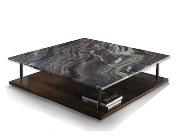 RACHEL - Marble coffee table by Longhi - view 2