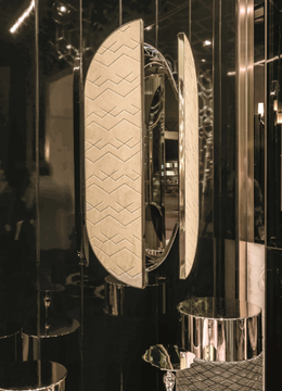 MIRAGE - Oval wall-mounted mirror by Longhi - view 3