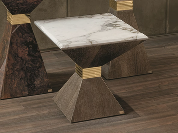 ANDY - Wooden coffee table for living room by Longhi - view 2