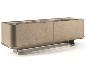 CONCORD - Double-sided sideboard with doors by Longhi - view 2