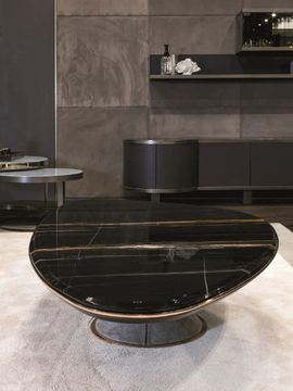 GEHRY - Marble coffee table for living room by Longhi - view 3