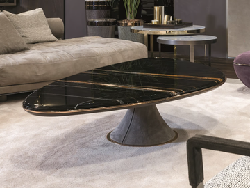 GEHRY - Marble coffee table for living room by Longhi - view 2