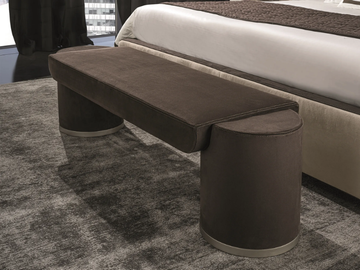 MI - Upholstered bench by Longhi - view 2
