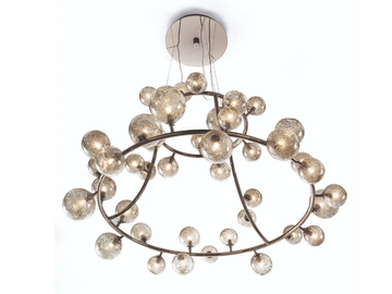 DUCALE - LED blown glass pendant lamp by Longhi - view 2