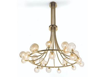 RIALTO - LED blown glass pendant lamp by Longhi - view 2