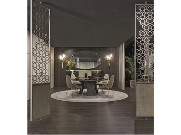 ROTARY - Custom aluminium room divider by Longhi - view 2