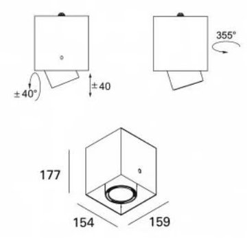 SIGHT MINIMAL 1M - Recessed LED adjustable metal spotlight by Lucifero's - view 3