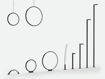 CIRCLE T500 - LED extruded aluminium outdoor wall lamp by Lucifero's - view 3