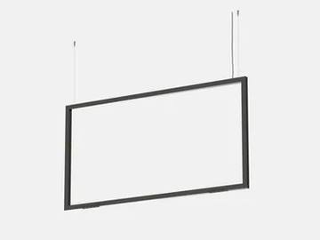 FILE FLEX SQUARE SUSPENSION S158 - LED extruded aluminium pendant lamp by Lucifero's - view 2